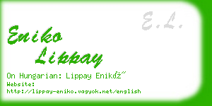 eniko lippay business card